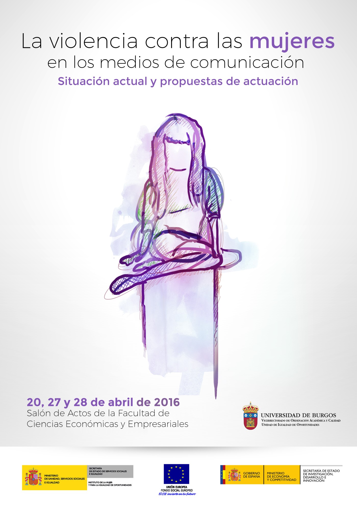 Cartel - Violencia contra las mujeres en los medios de comunicacion