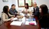 La vicerrectora con la delegación de la Universidad Coreana Kiongi