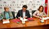 Firma del convenio UBU-Fedisfibur Firma del convenio UBU-Fedisfibur