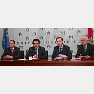 Presidente del CES y rectores de las universidades de Valladolid, Burgos y León