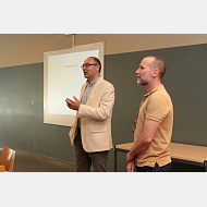 British Council.José María Cámara, Vicerrectorado de Personal Docente e Investigador junto con el profesor Steve Muir 