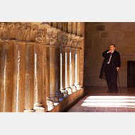 Umberto Eco en Santo Domingo de Silos