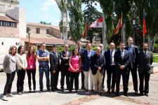 Representantes de las empresas de la plataforma industrial