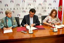 Firma del convenio UBU-Fedisfibur