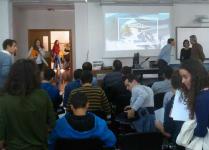 Grupo CROPU hace una presentación en la EPS de la UBU