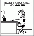 POSICIÓN RESPECTO AL ORDENADOR